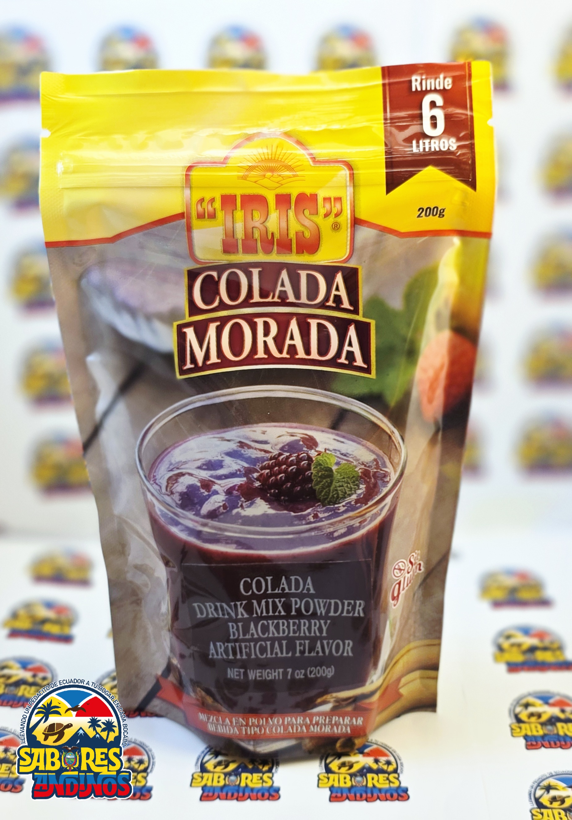 Colada morada Iris